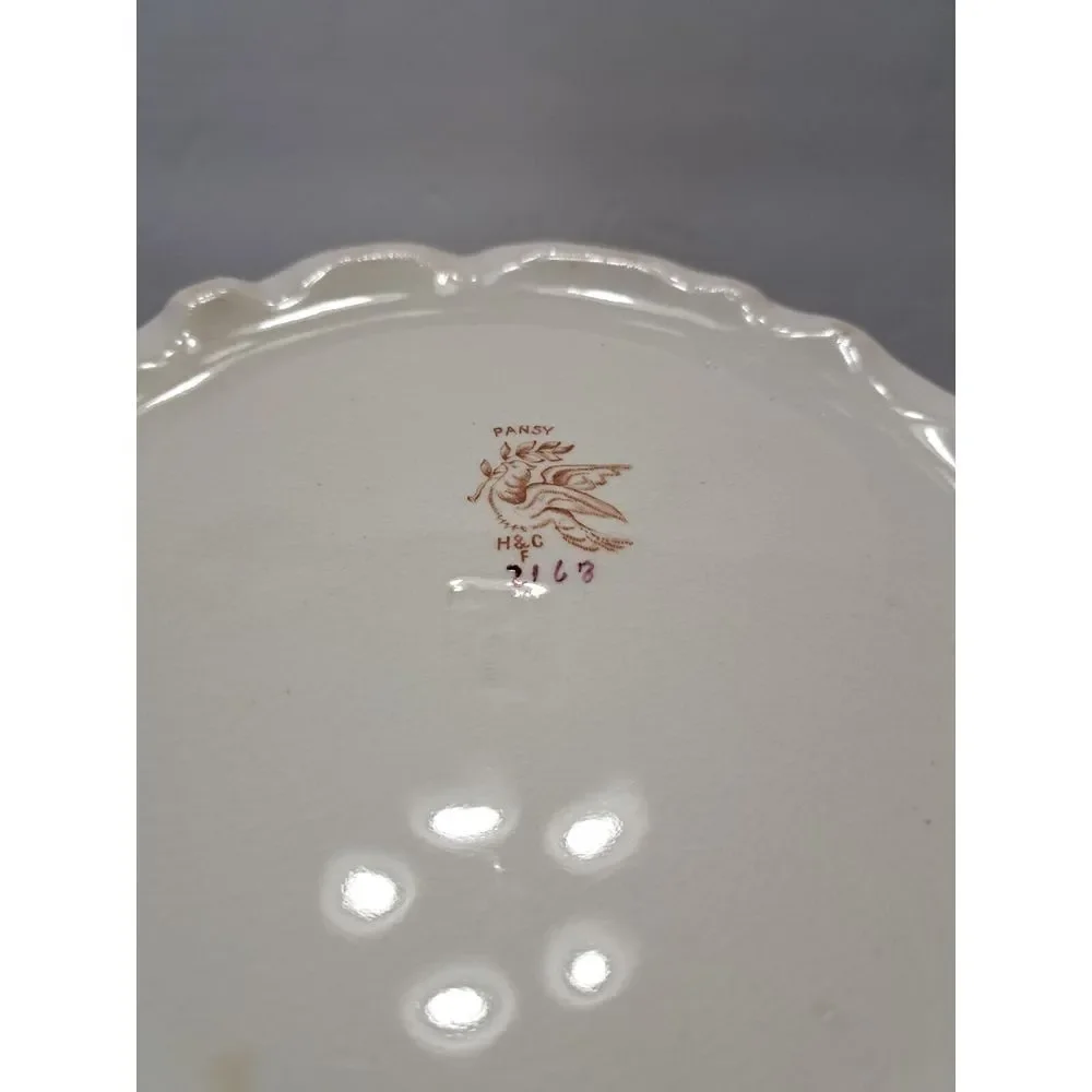 Vintage H&C Large Serving‎ Bowl With Handle
